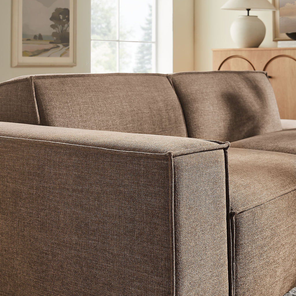 Restore 2-Piece Performance Fabric Upholstered Modular Loveseat