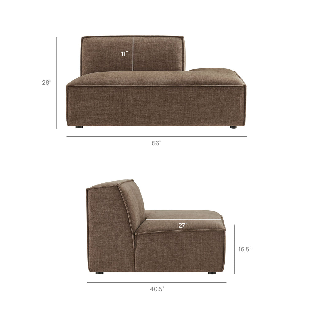 Restore 2-Piece Performance Fabric Upholstered Modular Loveseat