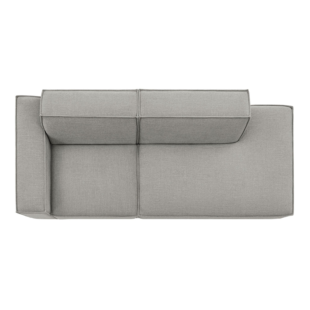 Restore 2-Piece Performance Fabric Upholstered Modular Loveseat
