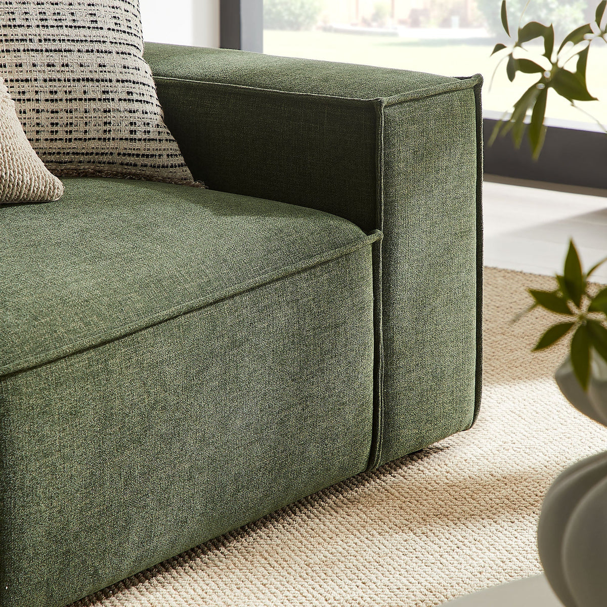 Restore 2-Piece Performance Fabric Upholstered Modular Loveseat