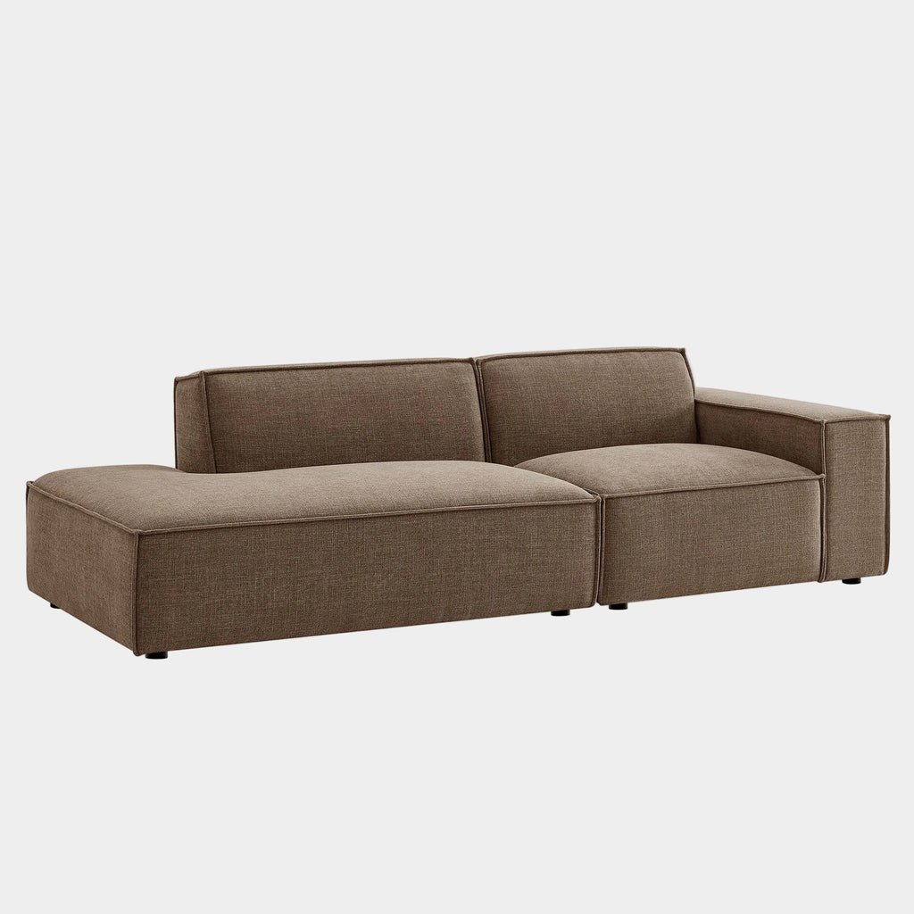 Restore 2-Piece Performance Fabric Upholstered Modular Loveseat
