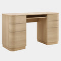 Mirae 55" 6-Drawer Curved Office Desk