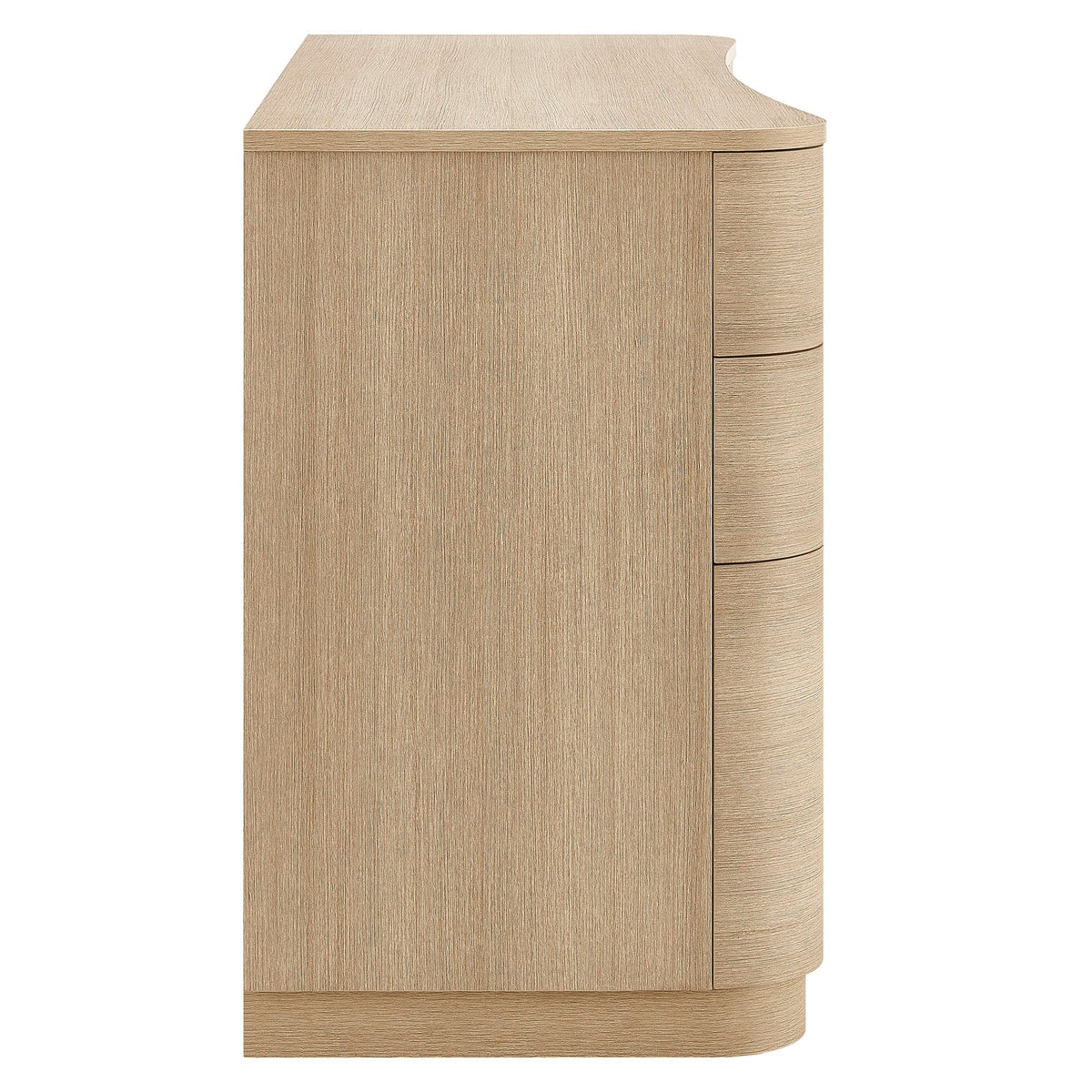 Mirae 55" 6-Drawer Curved Office Desk