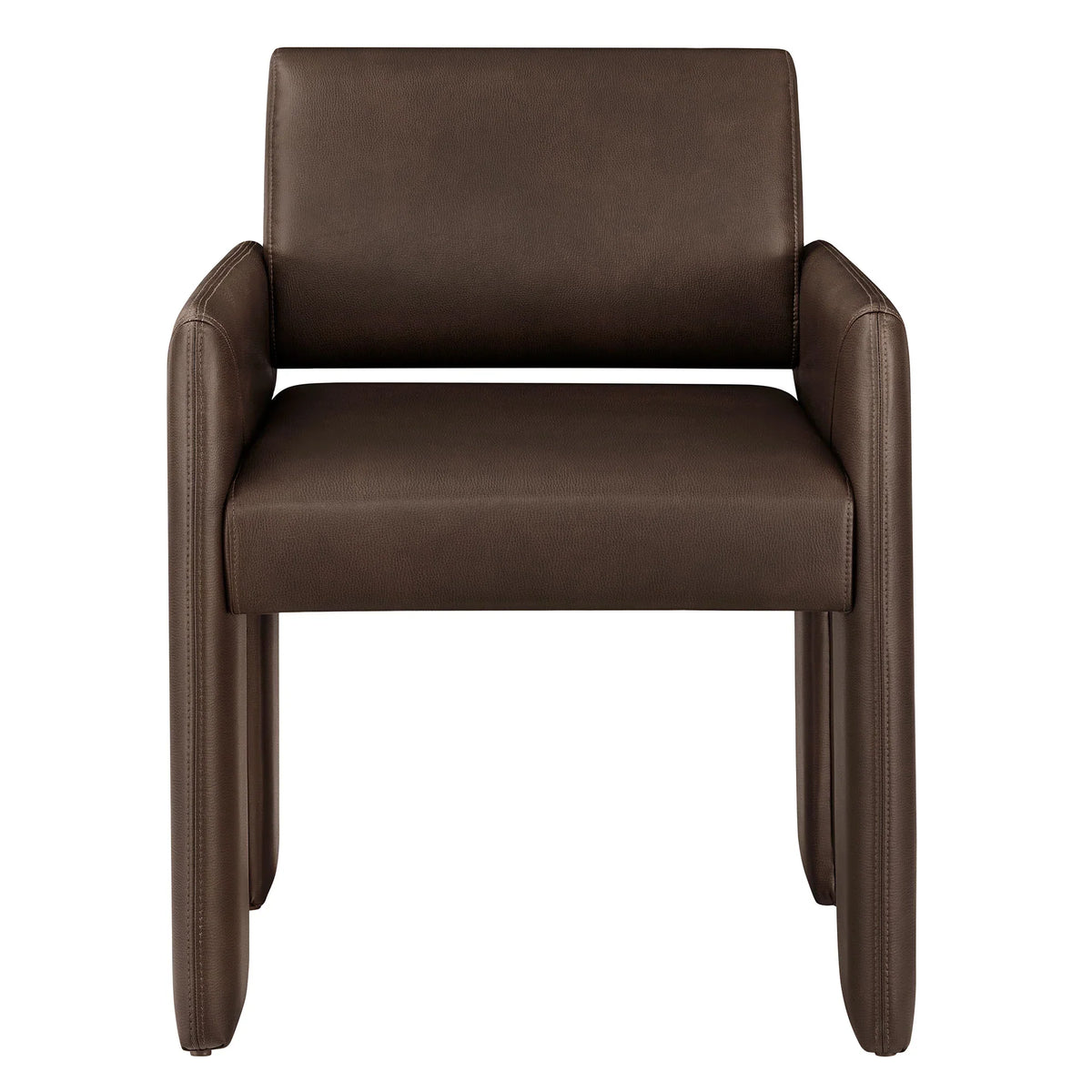 Daven Vegan Leather Dining Armchair