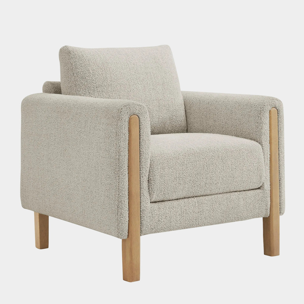 Hawken Boucle Fabric Accent Armchair