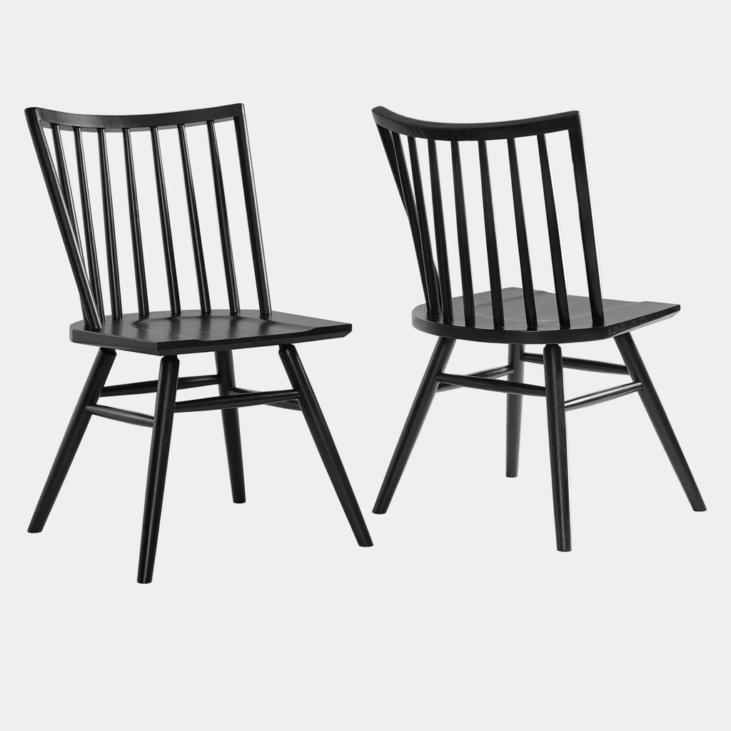 Alvar Spindle Back Dining Side Chairs Set of 2