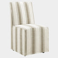 Tessera Striped Slipcovered Dining Side Chair