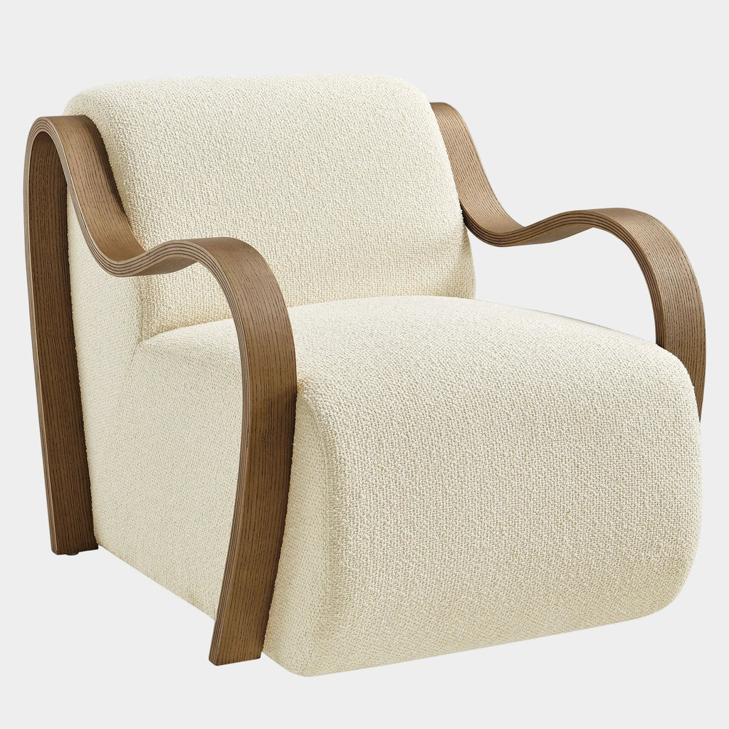 Atrium Lattice Boucle Accent Armchair