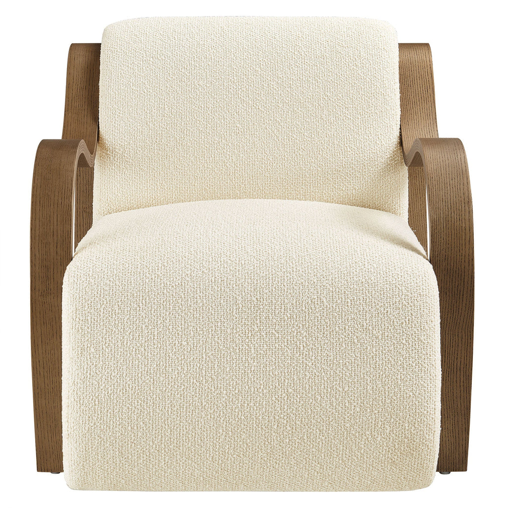 Atrium Lattice Boucle Accent Armchair