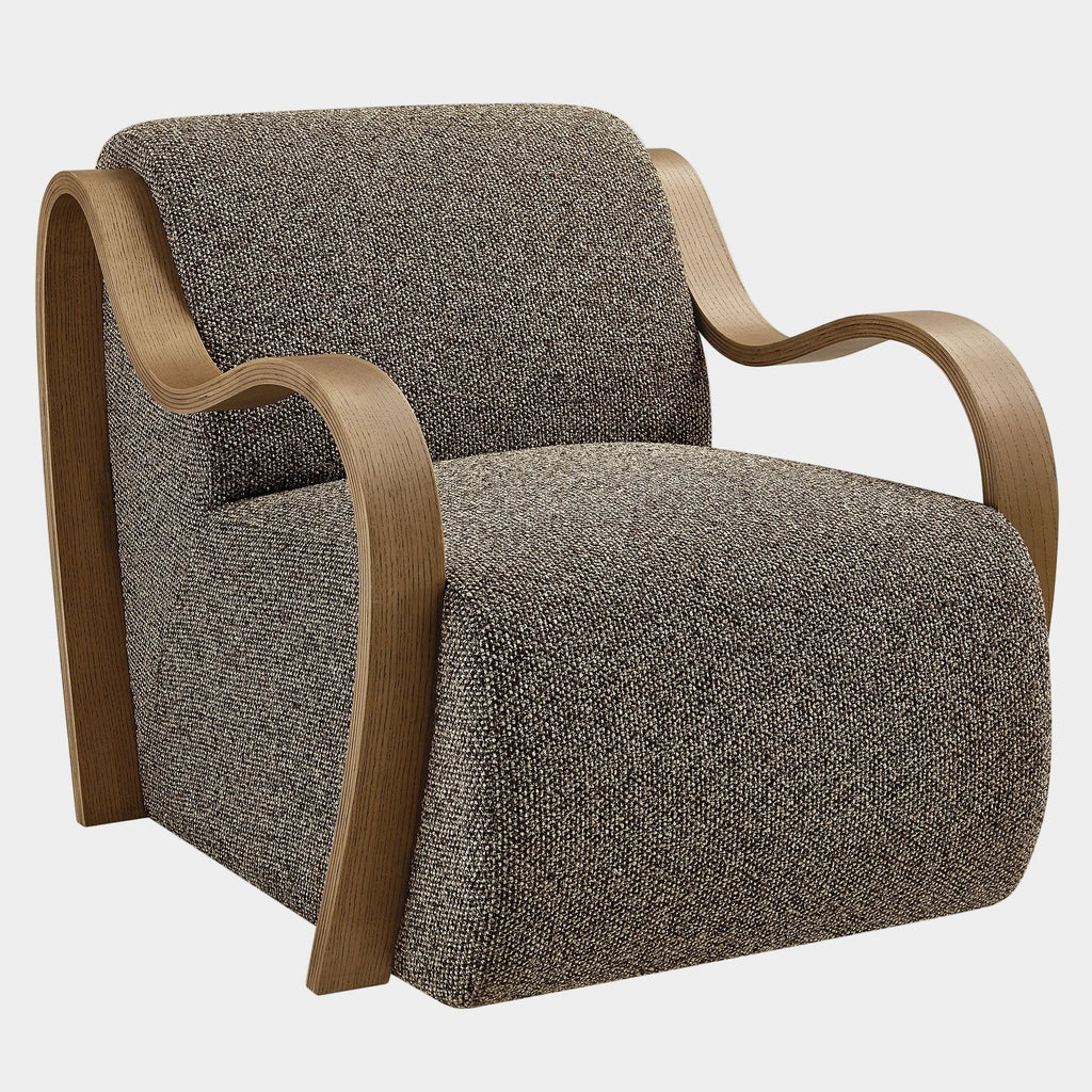 Atrium Lattice Boucle Accent Armchair