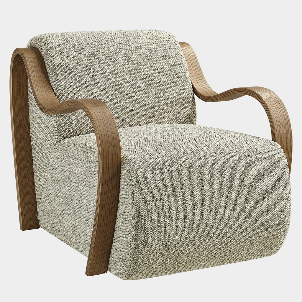 Atrium Lattice Boucle Accent Armchair