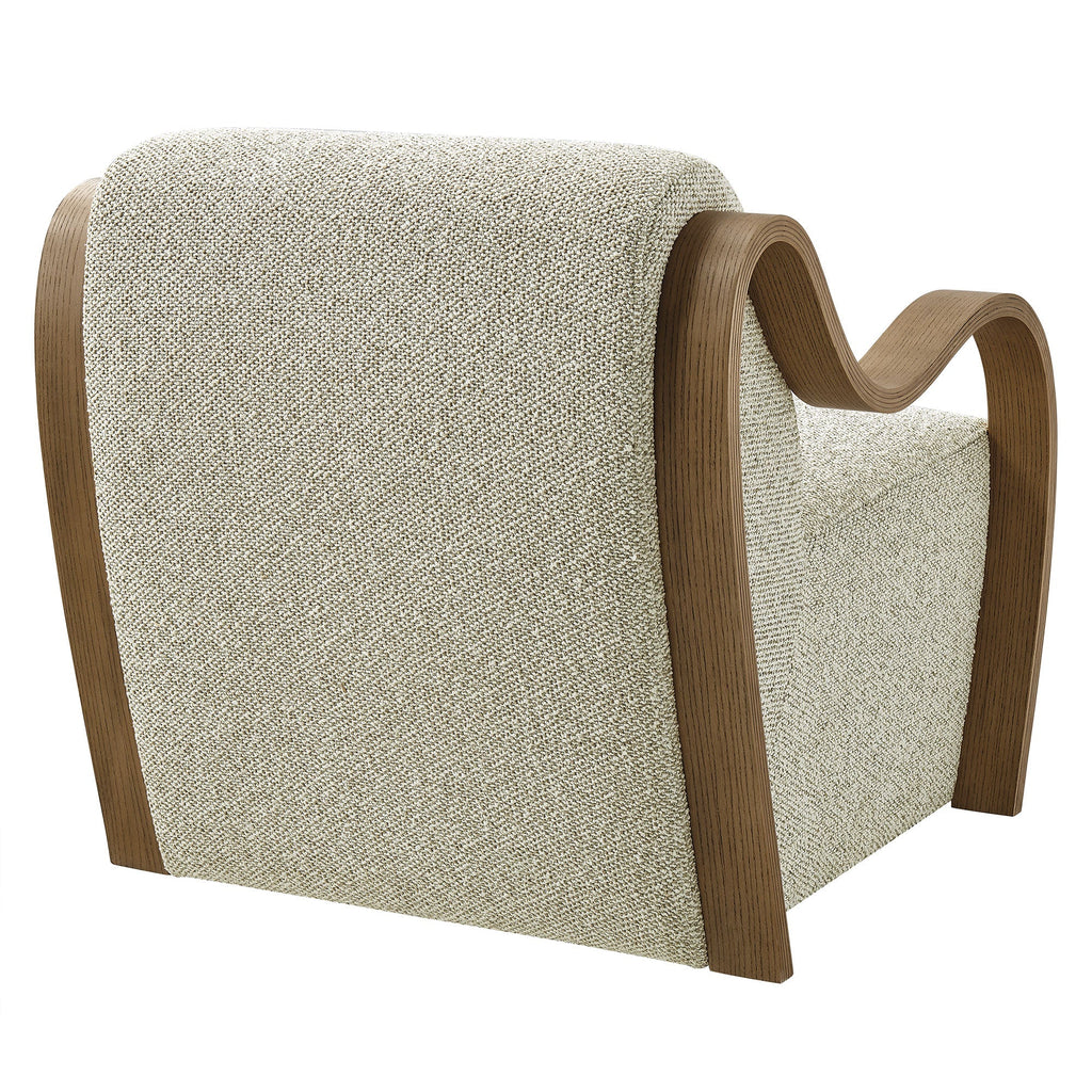 Atrium Lattice Boucle Accent Armchair