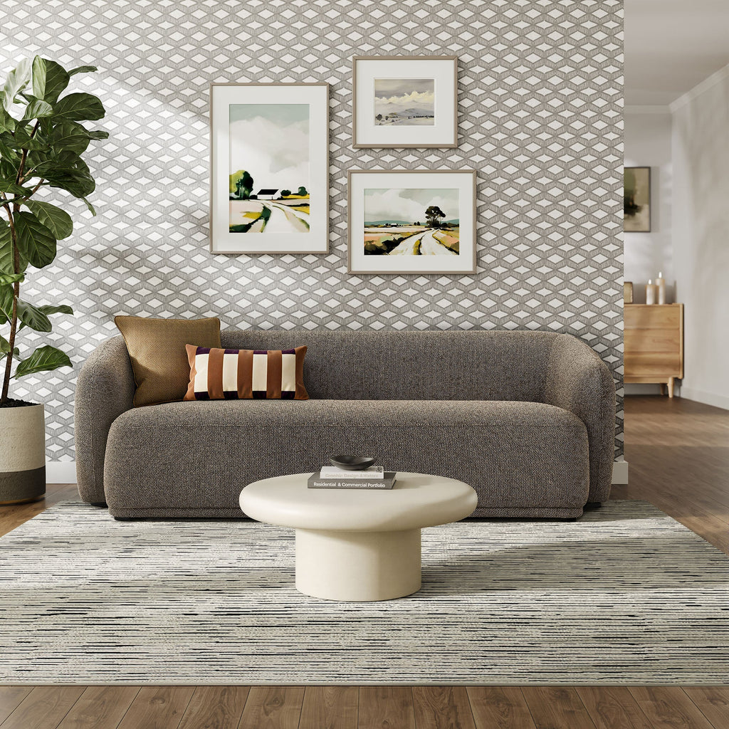 Monica 88 Inch Boucle Fabric Sofa