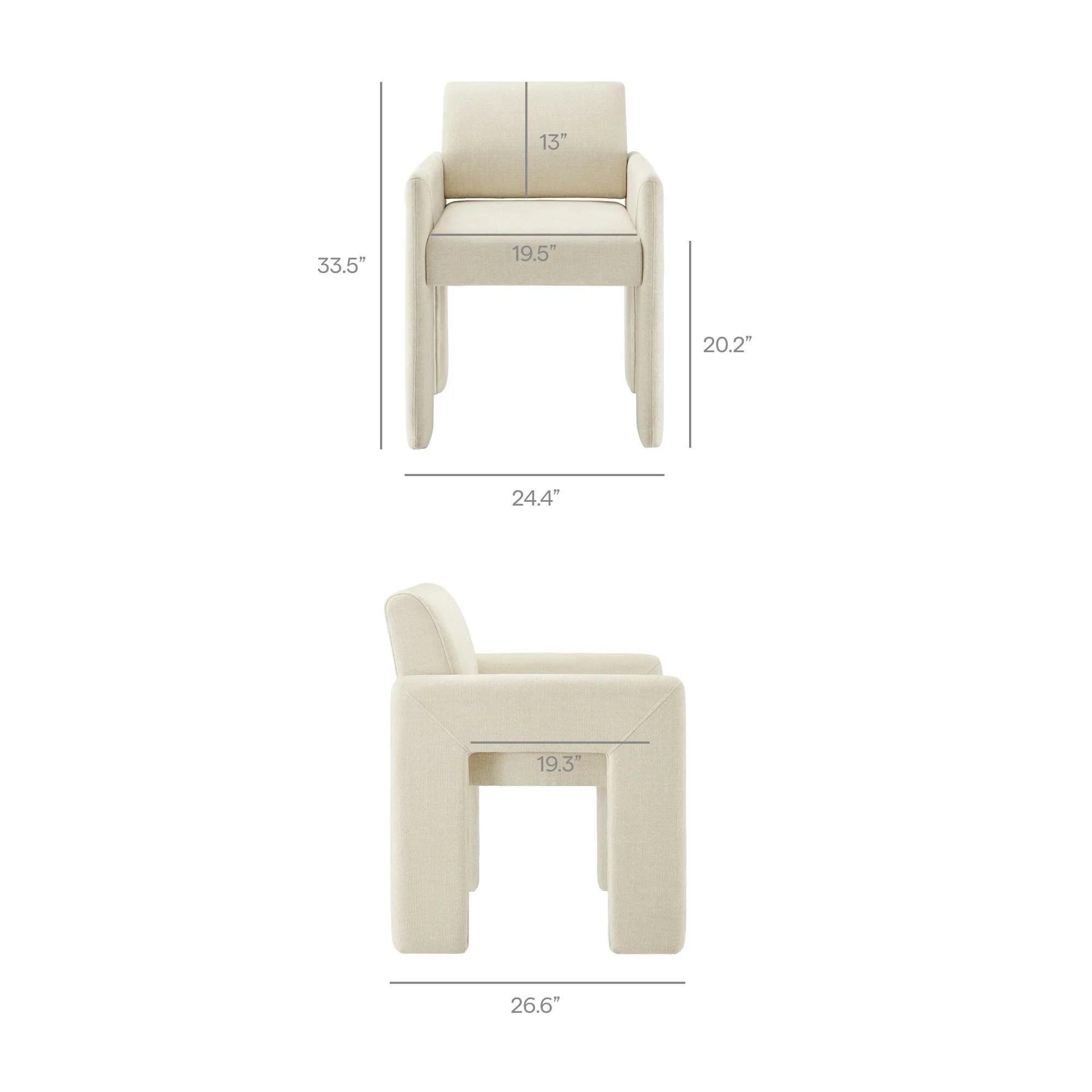 Daven Fabric Upholstered Dining Chair