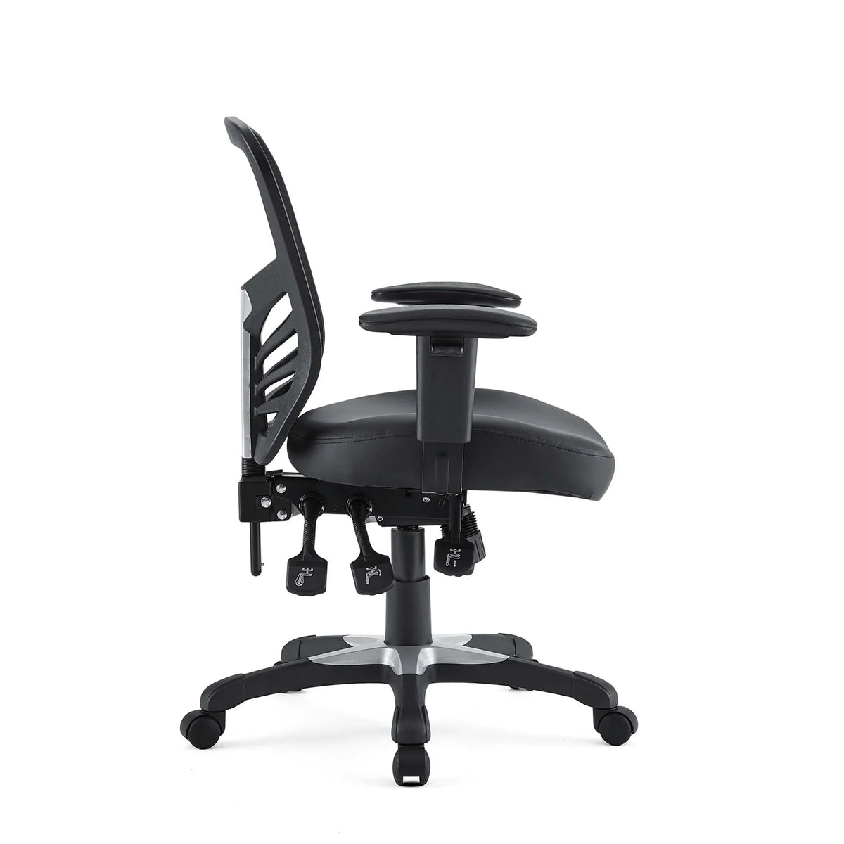 Articulate Vinyl Office Chair in Black