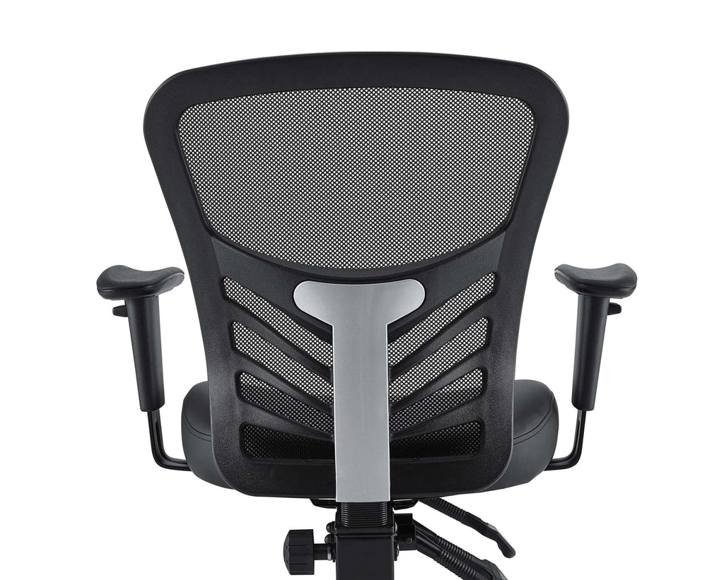 Articulate Vinyl Office Chair in Black