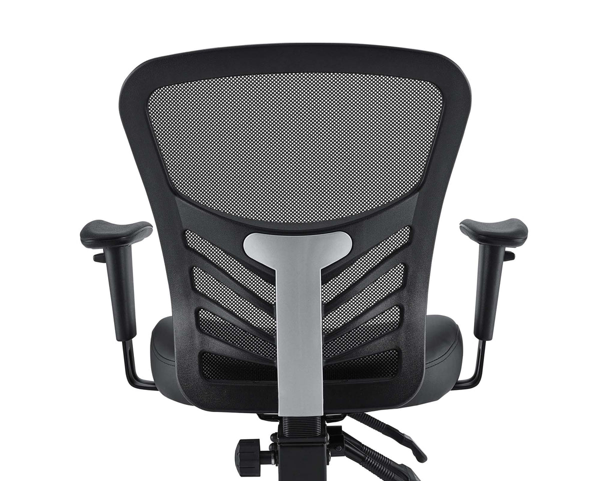 Articulate Vinyl Office Chair in Black