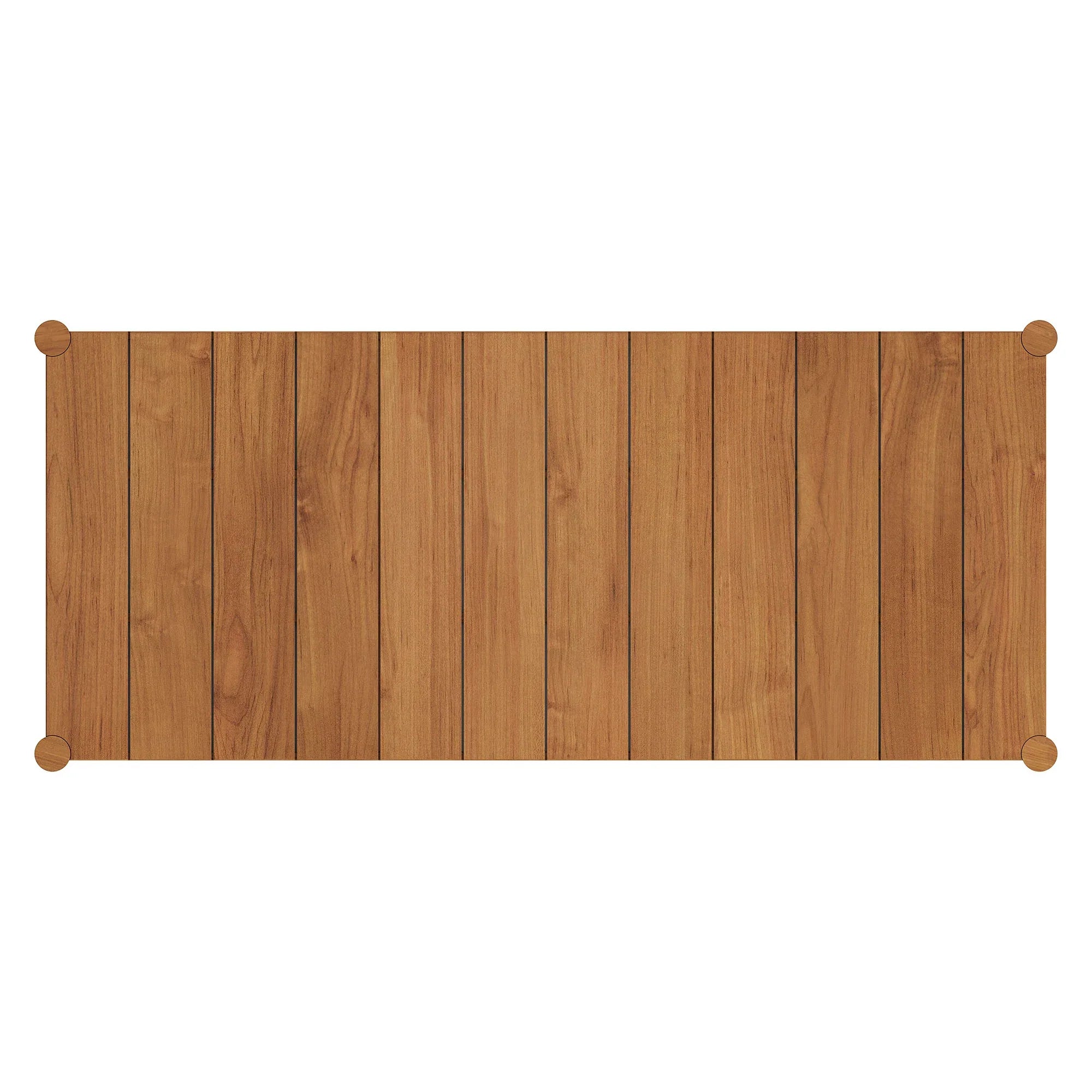 Eleni 89-Inch Outdoor Patio Teak Wood Dining Table