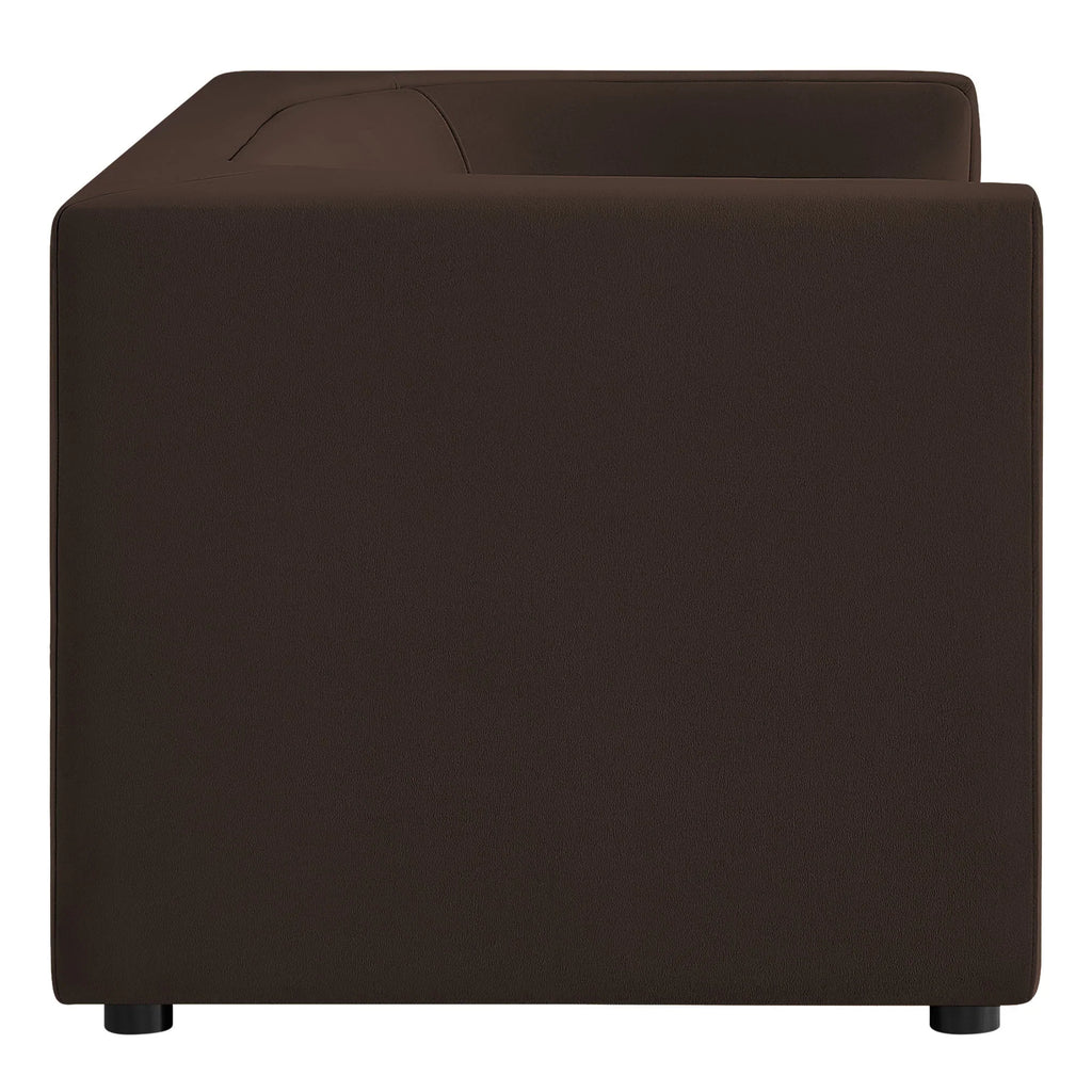 Hilda 67" Curved Back Performance Velvet Loveseat