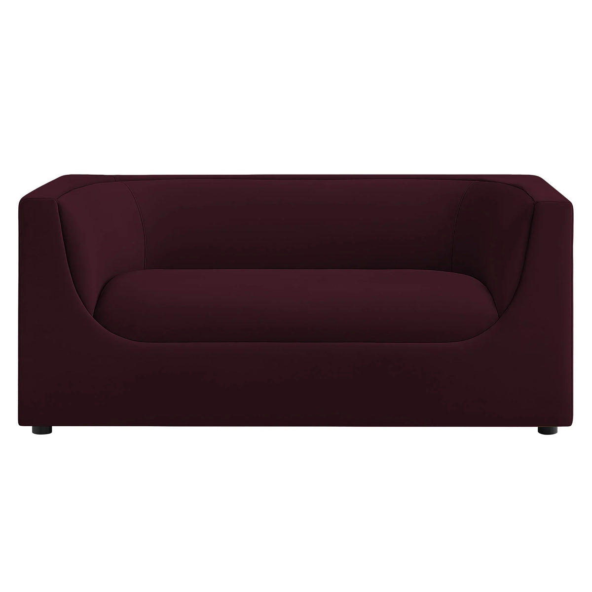Hilda 67" Curved Back Performance Velvet Loveseat