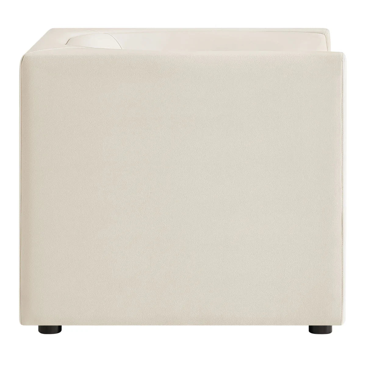 Hilda Curved Back Performance Velvet Armchair