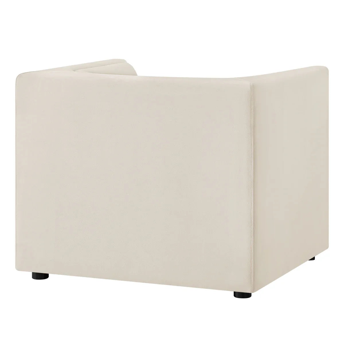 Hilda Curved Back Performance Velvet Armchair