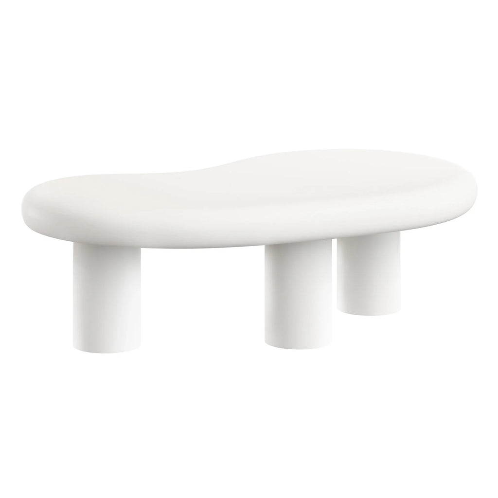 Elowen Outdoor Coffee Table in White