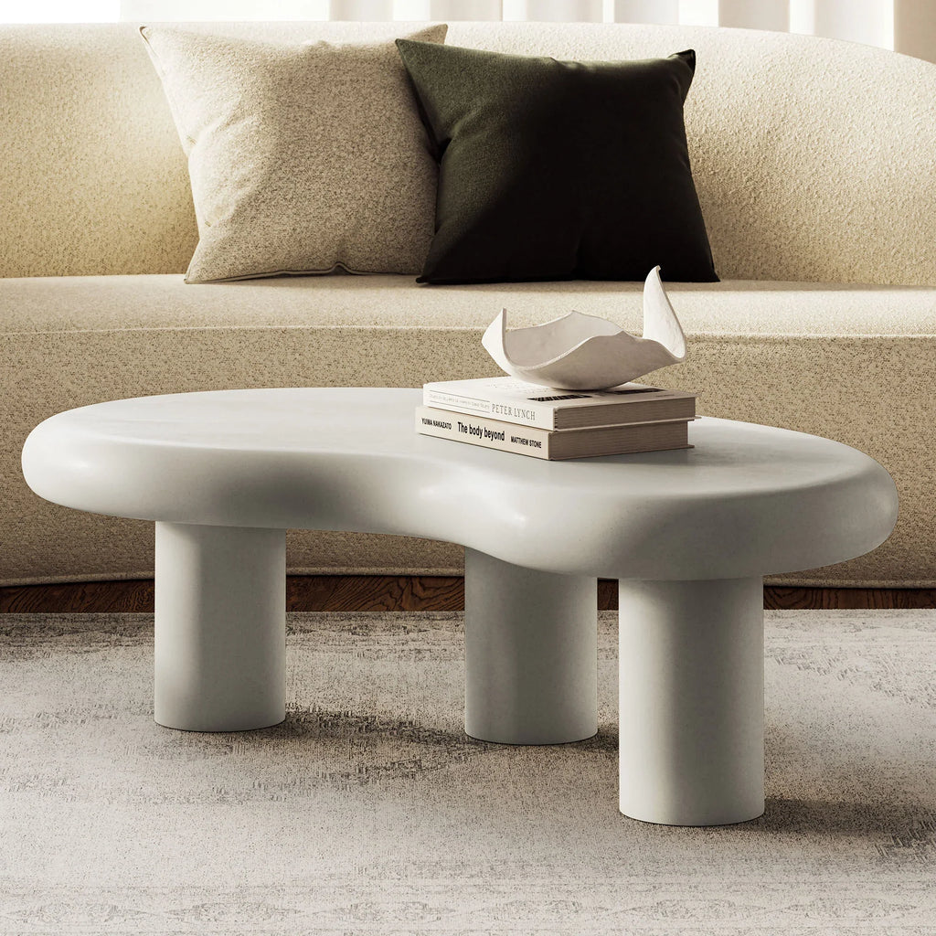 Elowen Outdoor Coffee Table in White