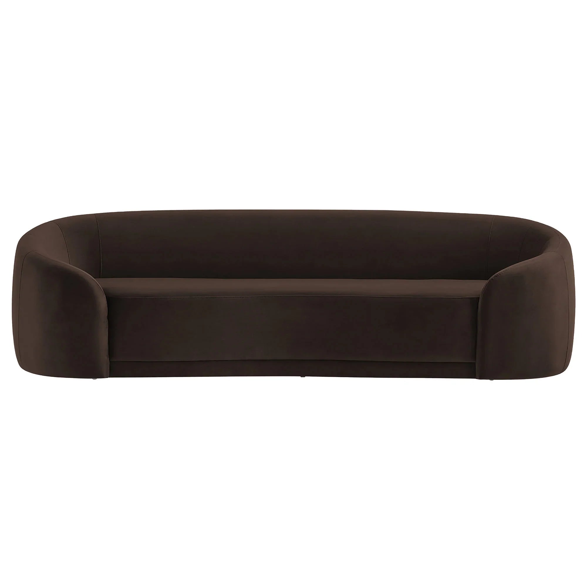 Contessa Curved Performance Velvet Sofa