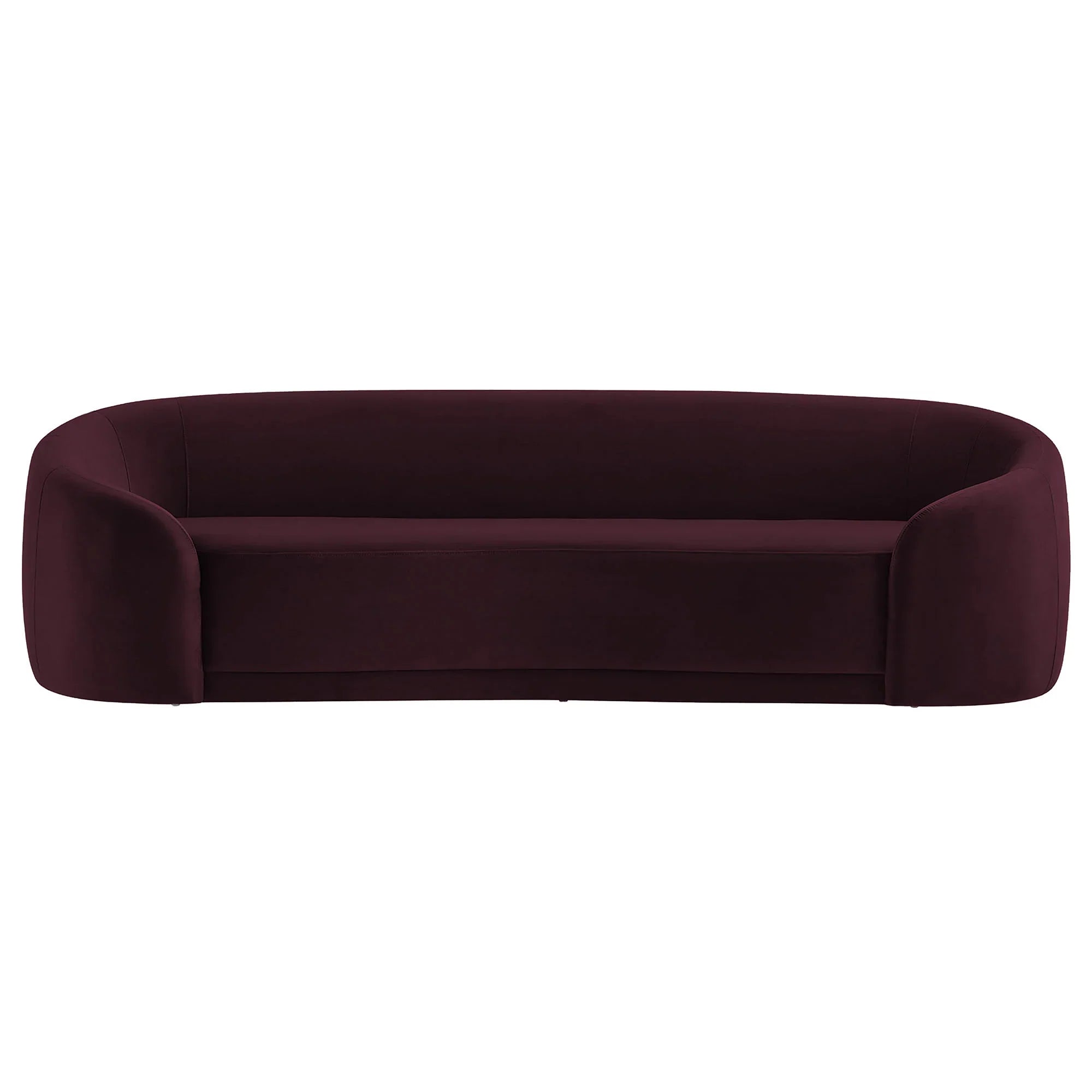 Contessa Curved Performance Velvet Sofa