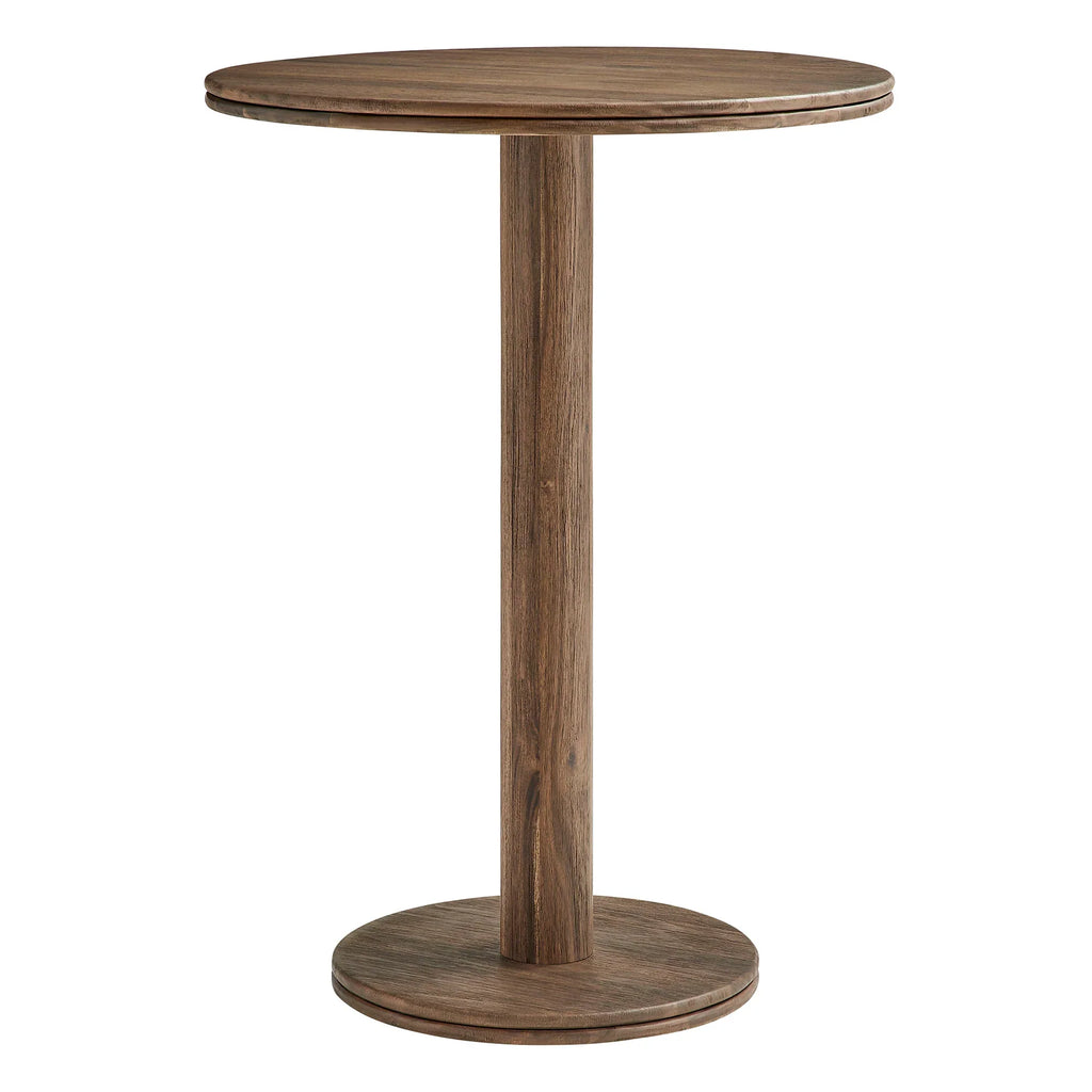 Neo 5-Piece Round Indoor - Outdoor Round Patio Bar Table And Stool Set