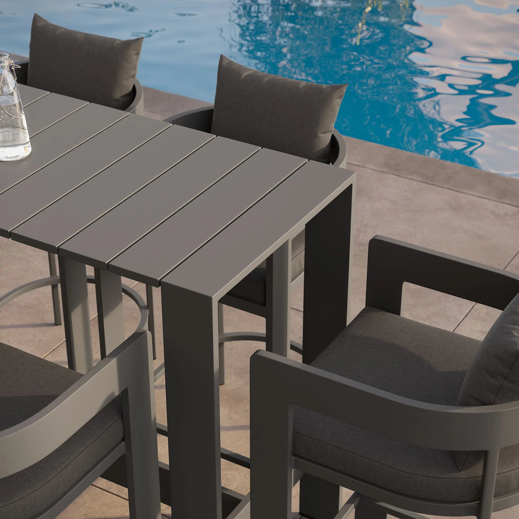 Tahoe 5-Piece Outdoor Bar Table Set