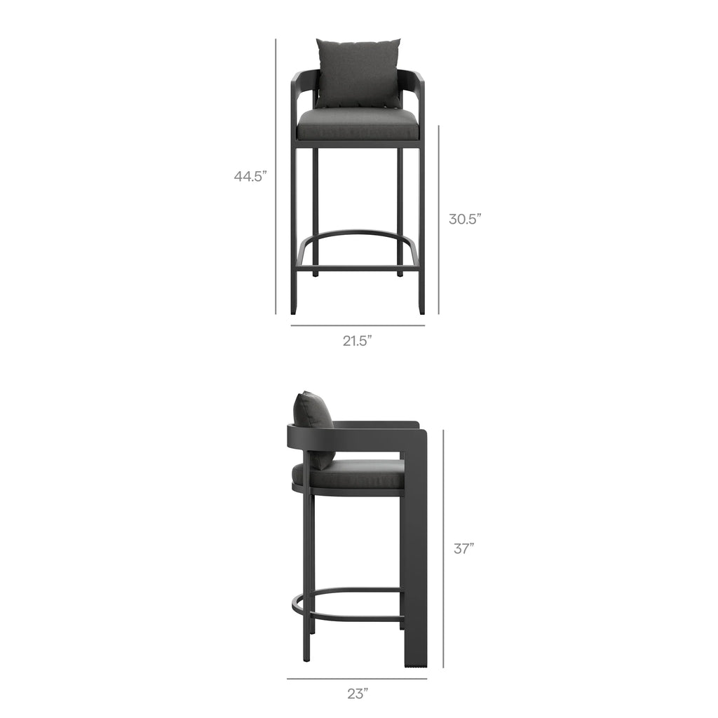 Tahoe 5-Piece Outdoor Bar Table Set