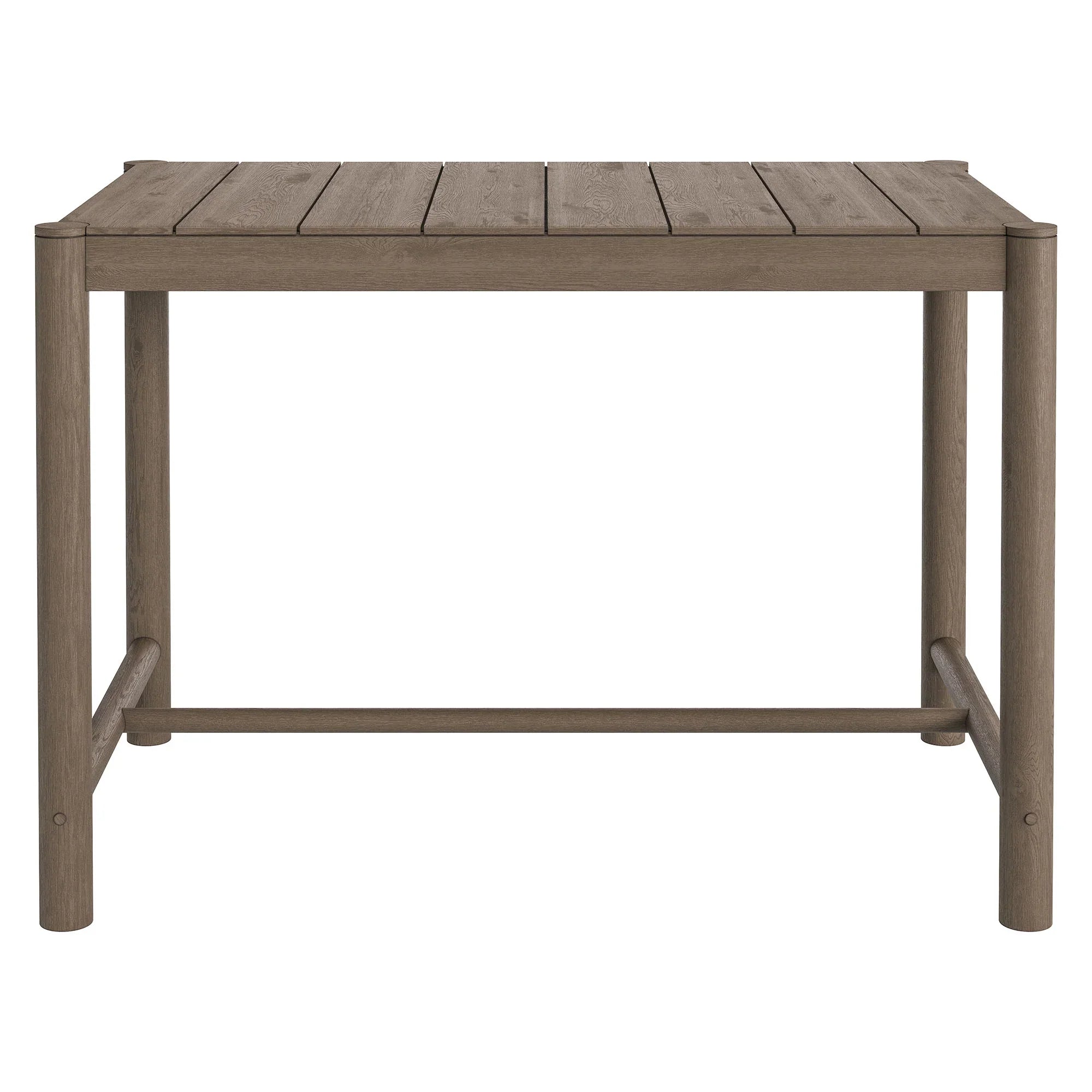 Eleni Rectangle 56-Inch Outdoor Teak Wood Rectangular Bar Table
