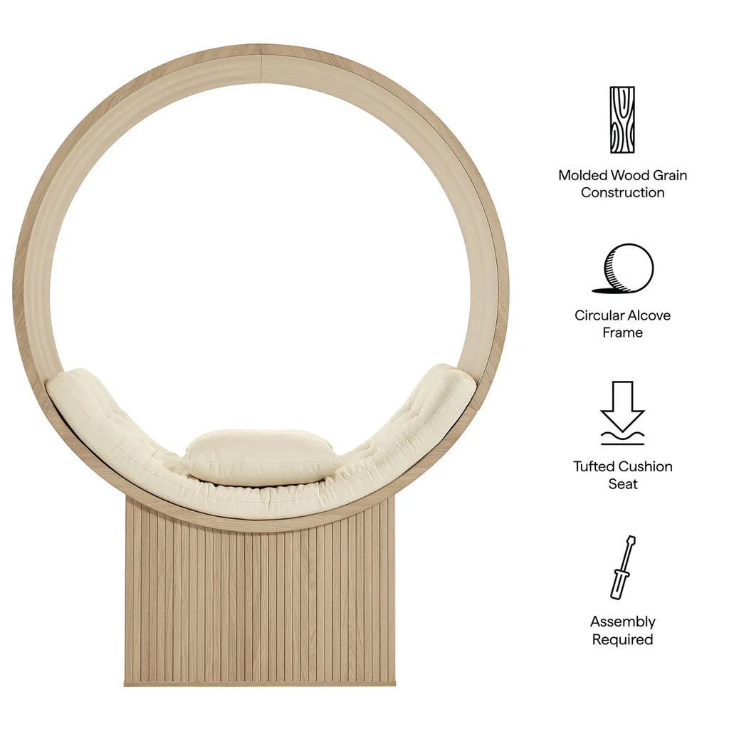 Aperture Round Alcove Accent Chair