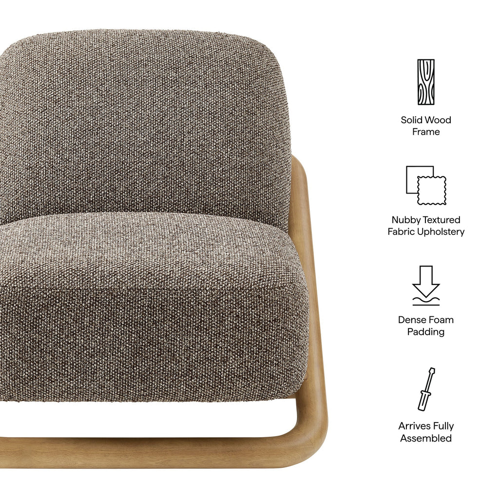 Vander Textured Fabric Accent Chair
