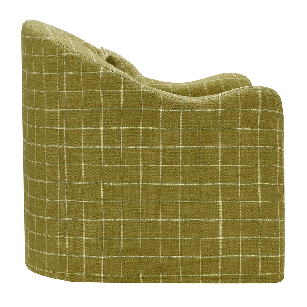Bardot Slipcovered Linen Blend Accent Chair