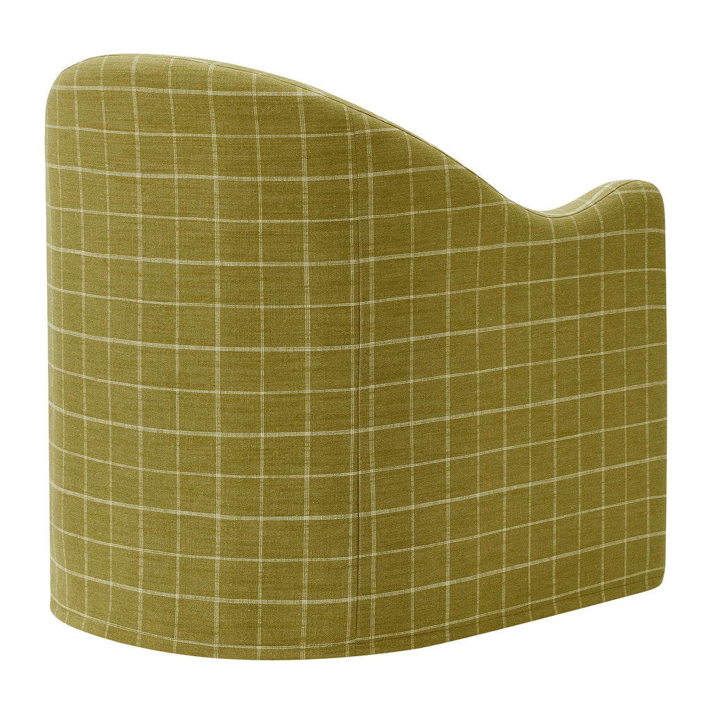 Bardot Slipcovered Linen Blend Accent Chair