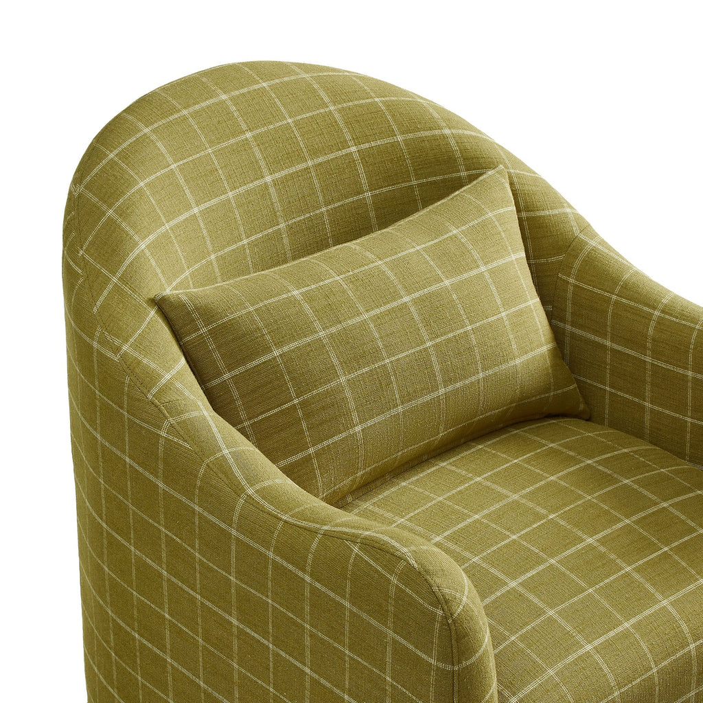Bardot Slipcovered Linen Blend Accent Chair