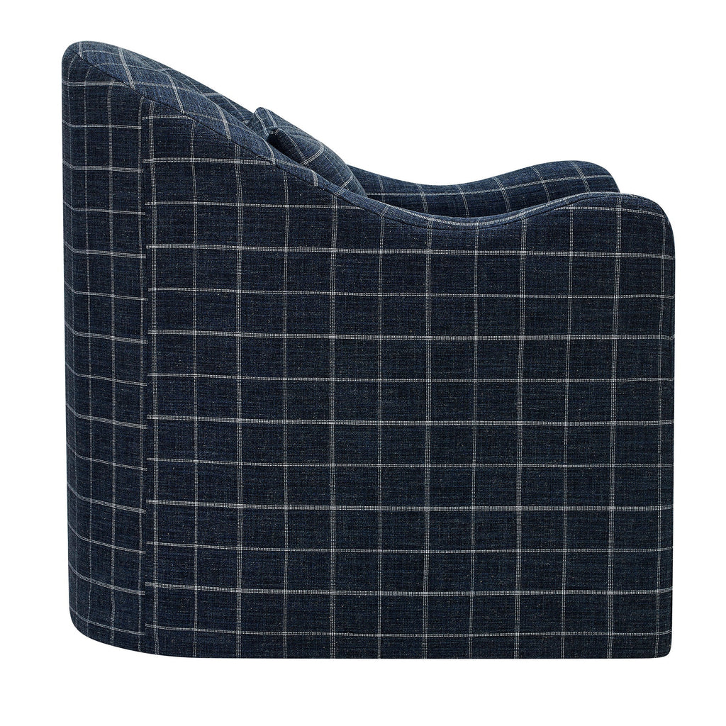Bardot Slipcovered Linen Blend Accent Chair