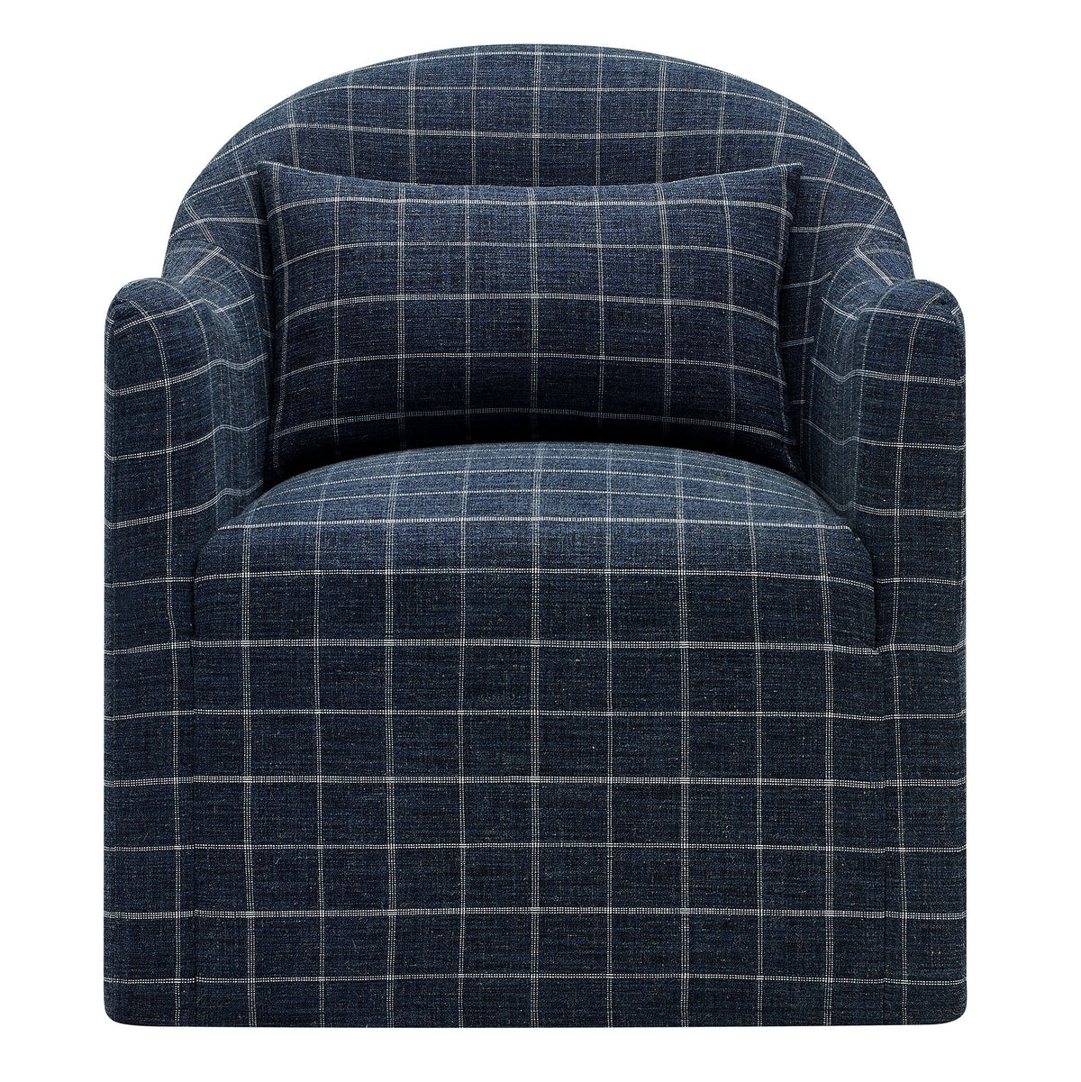 Bardot Slipcovered Linen Blend Accent Chair