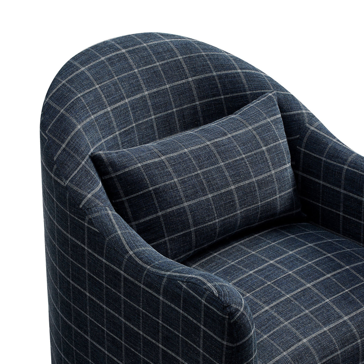Bardot Slipcovered Linen Blend Accent Chair