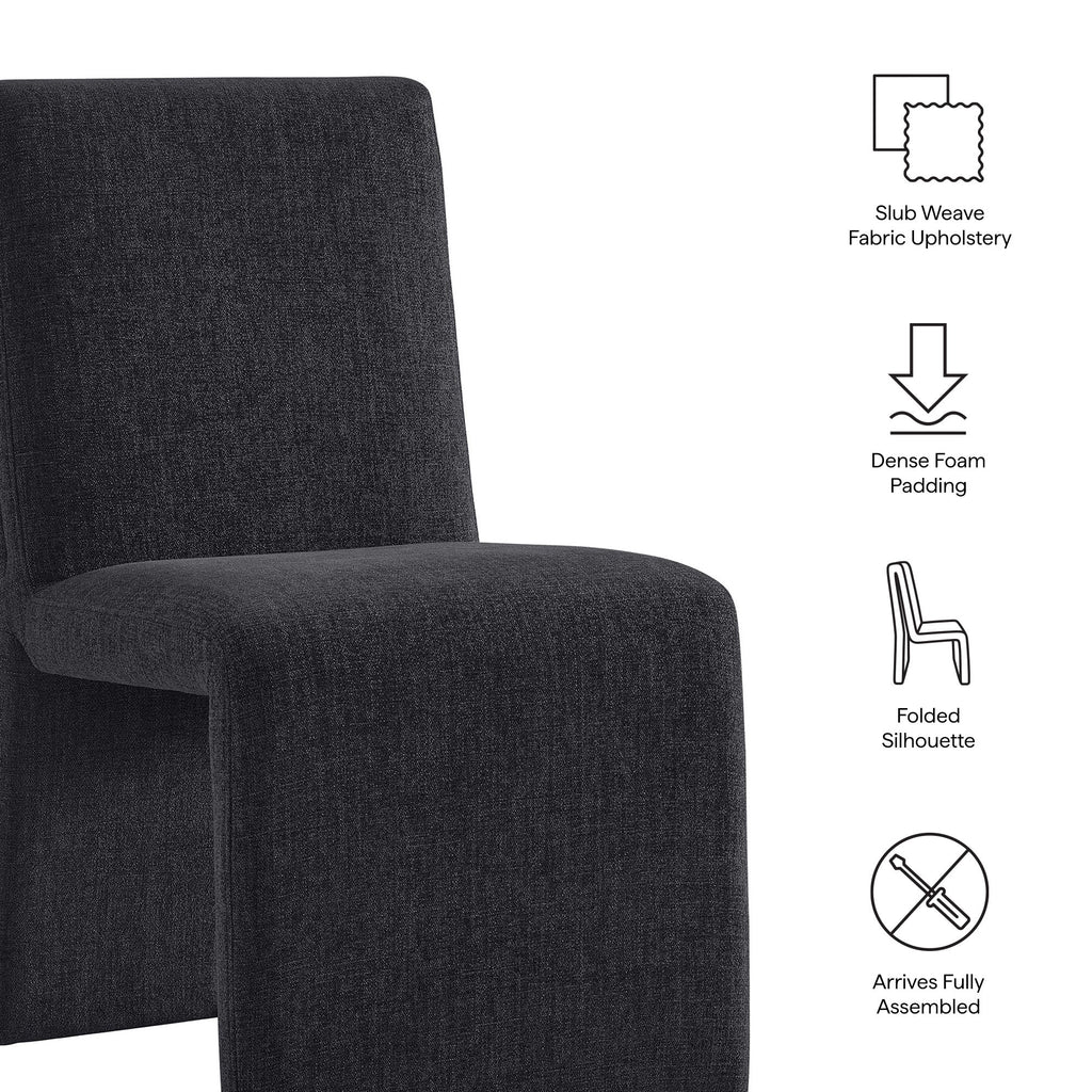 Emory Upholstered Fabric Dining Side Chair Set of 2