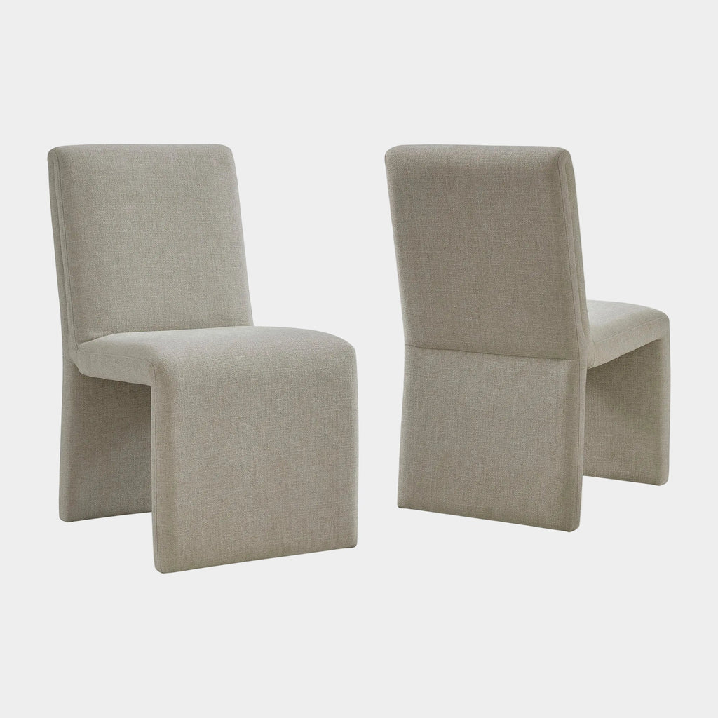 Emory Upholstered Fabric Dining Side Chair Set of 2