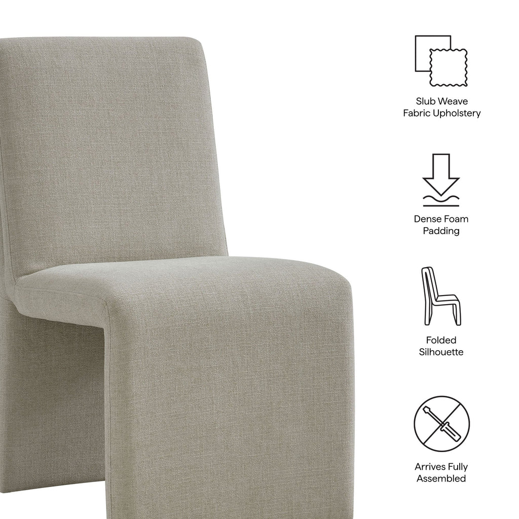 Emory Upholstered Fabric Dining Side Chair Set of 2