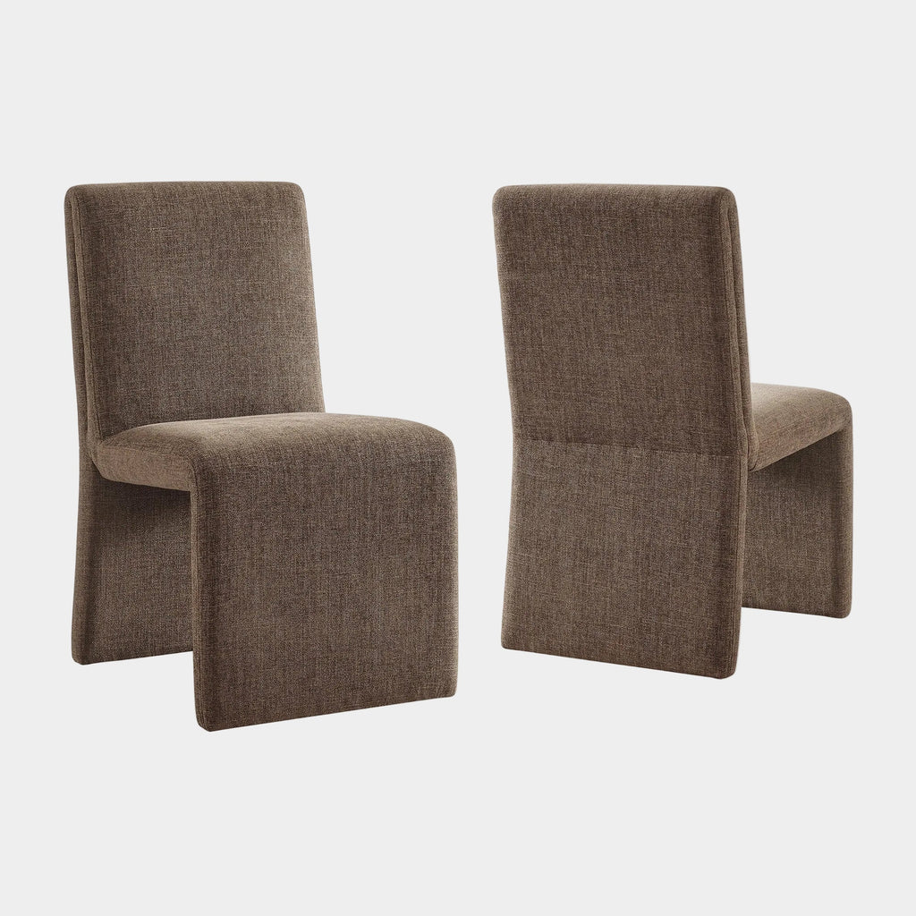 Emory Upholstered Fabric Dining Side Chair Set of 2
