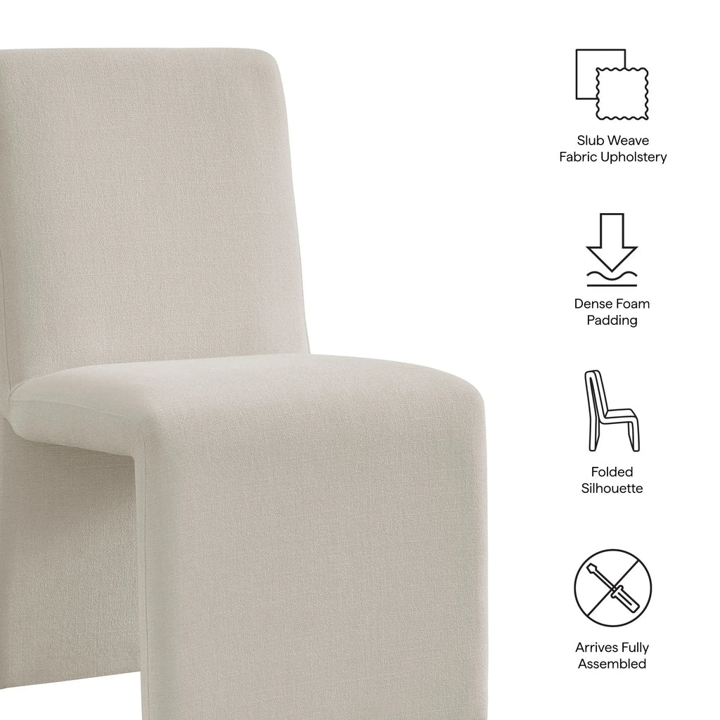 Emory Upholstered Fabric Dining Side Chair Set of 2