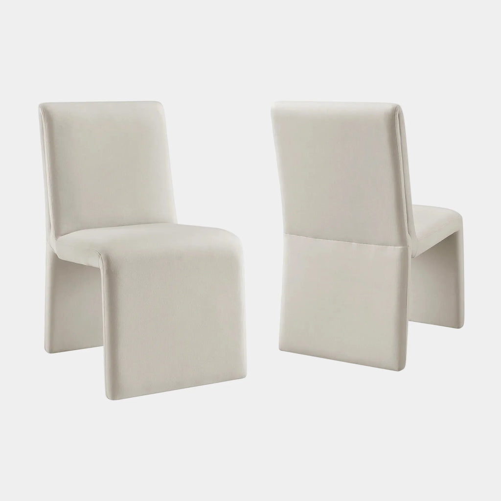 Emory Performance Velvet Dining Side Chair Set of 2