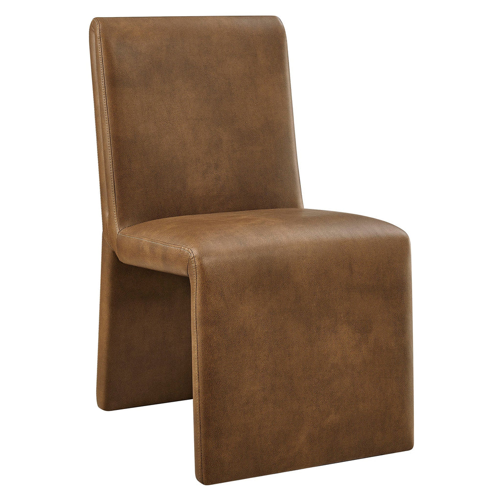 Emory Vegan Leather Dining Side Chair Set of 2