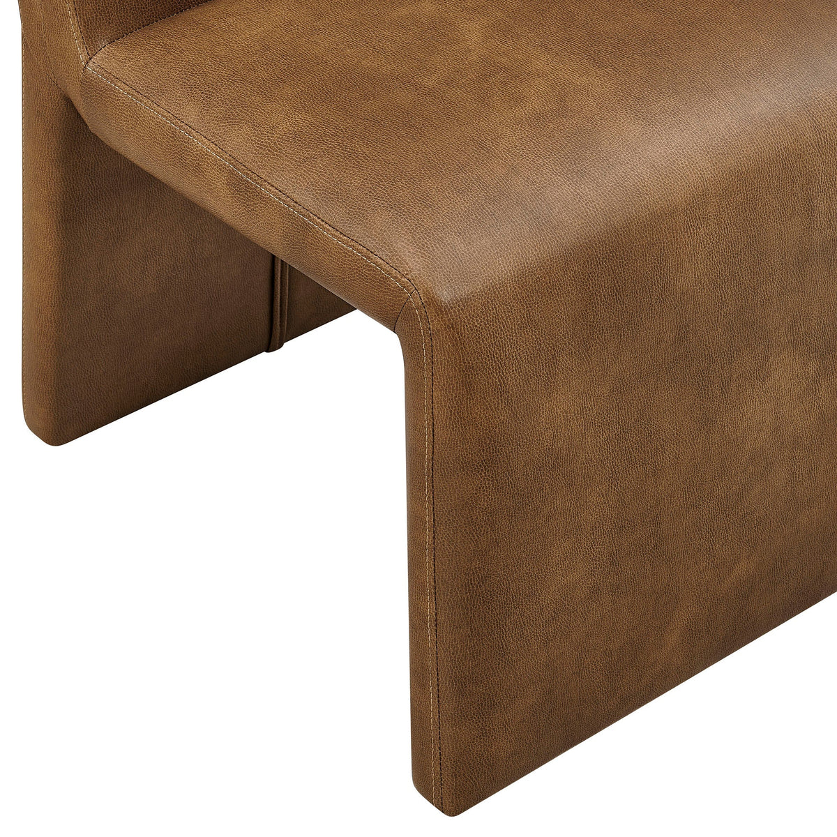 Emory Vegan Leather Dining Side Chair Set of 2